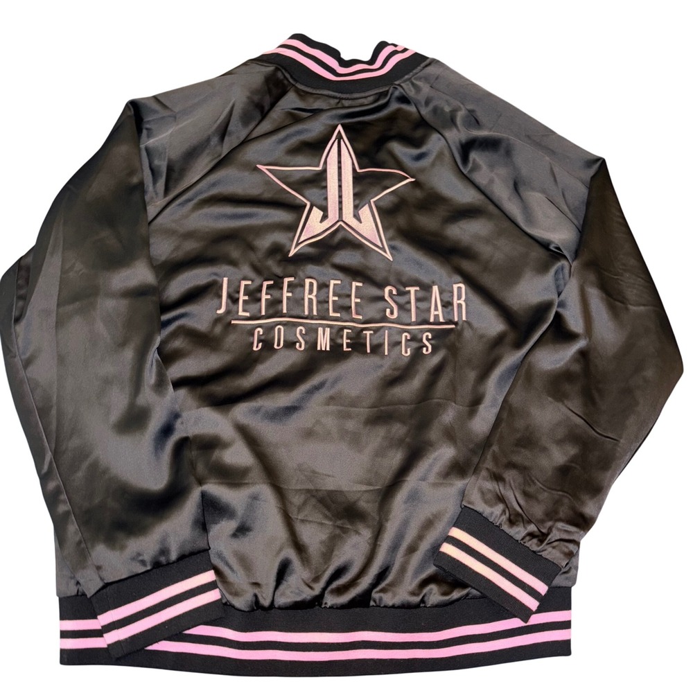 Jeffree Star Cosmetics | Limited Edition | Women's Large | Black Satin Jacket